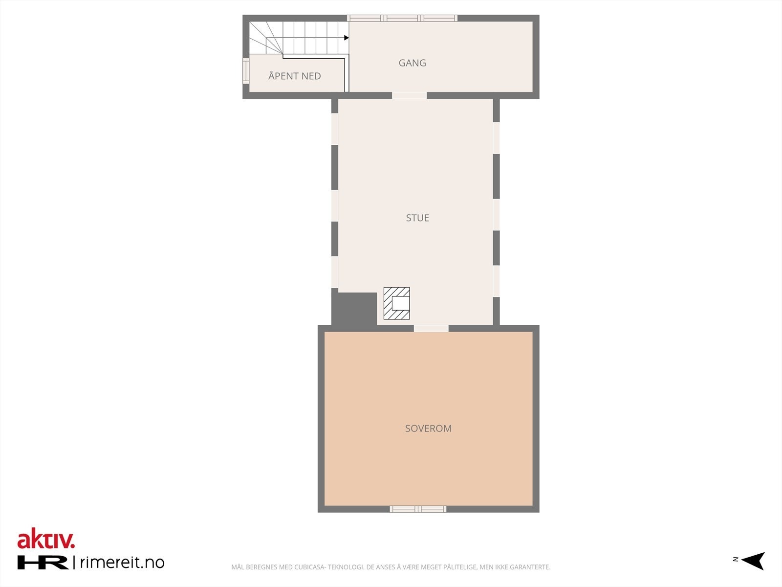 Plan loftsetasje Galleribilde