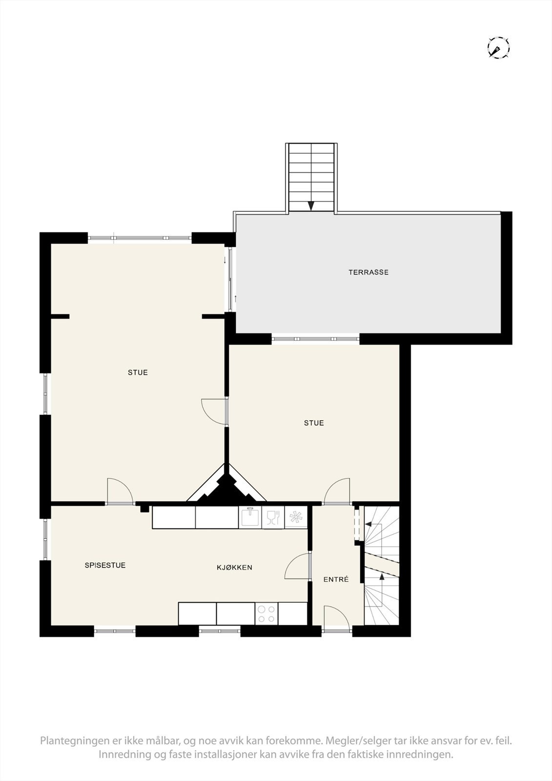 Plantegning - 1. etg. Galleribilde