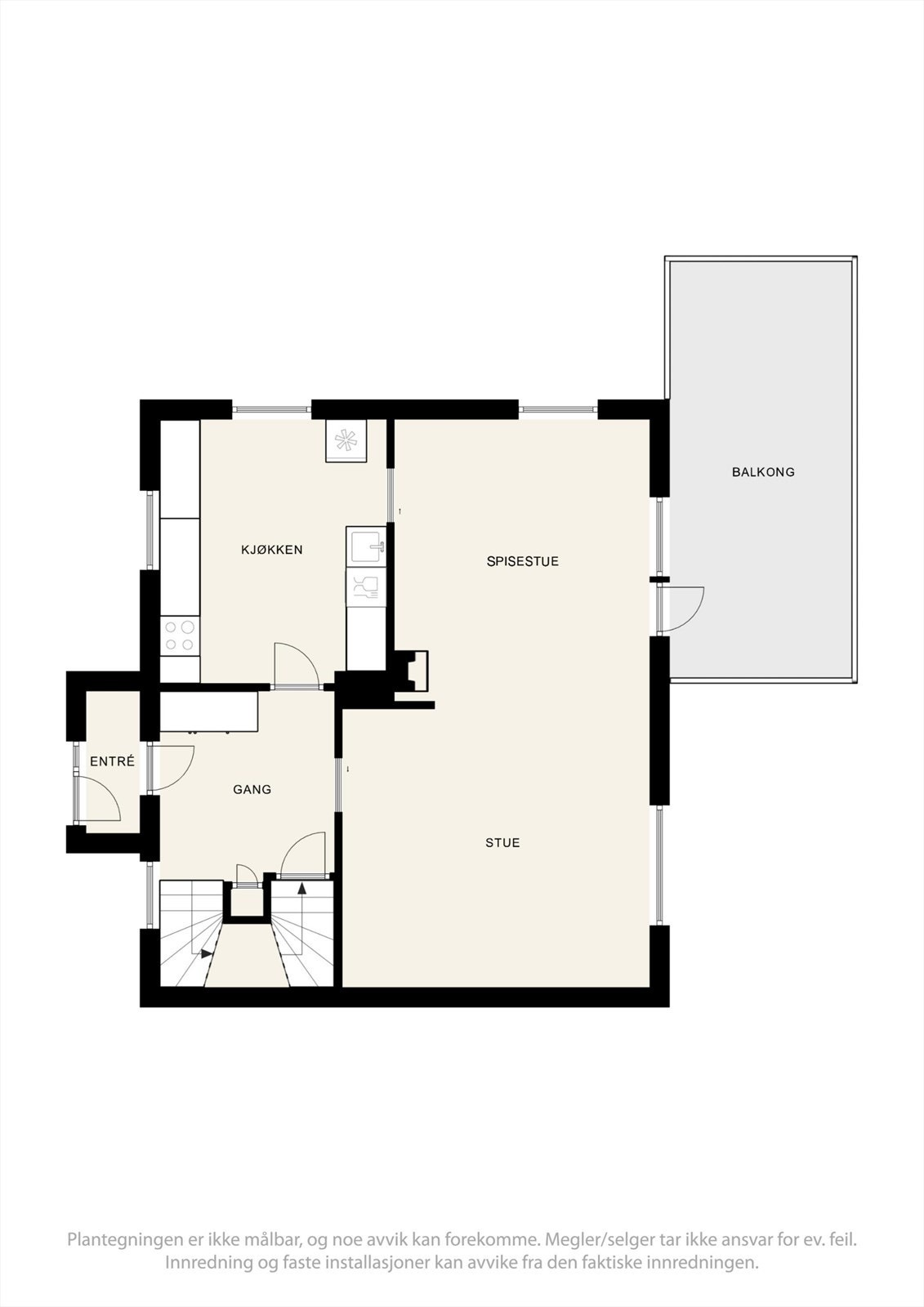 Plantegning - 1. etg. Galleribilde