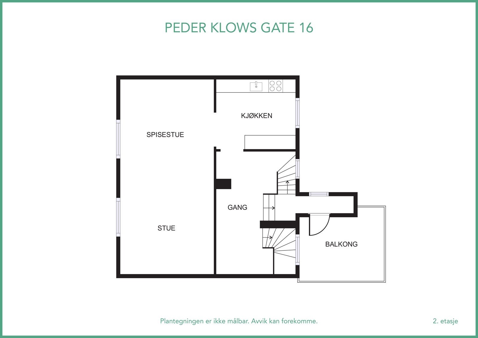 Plantegning Galleribilde