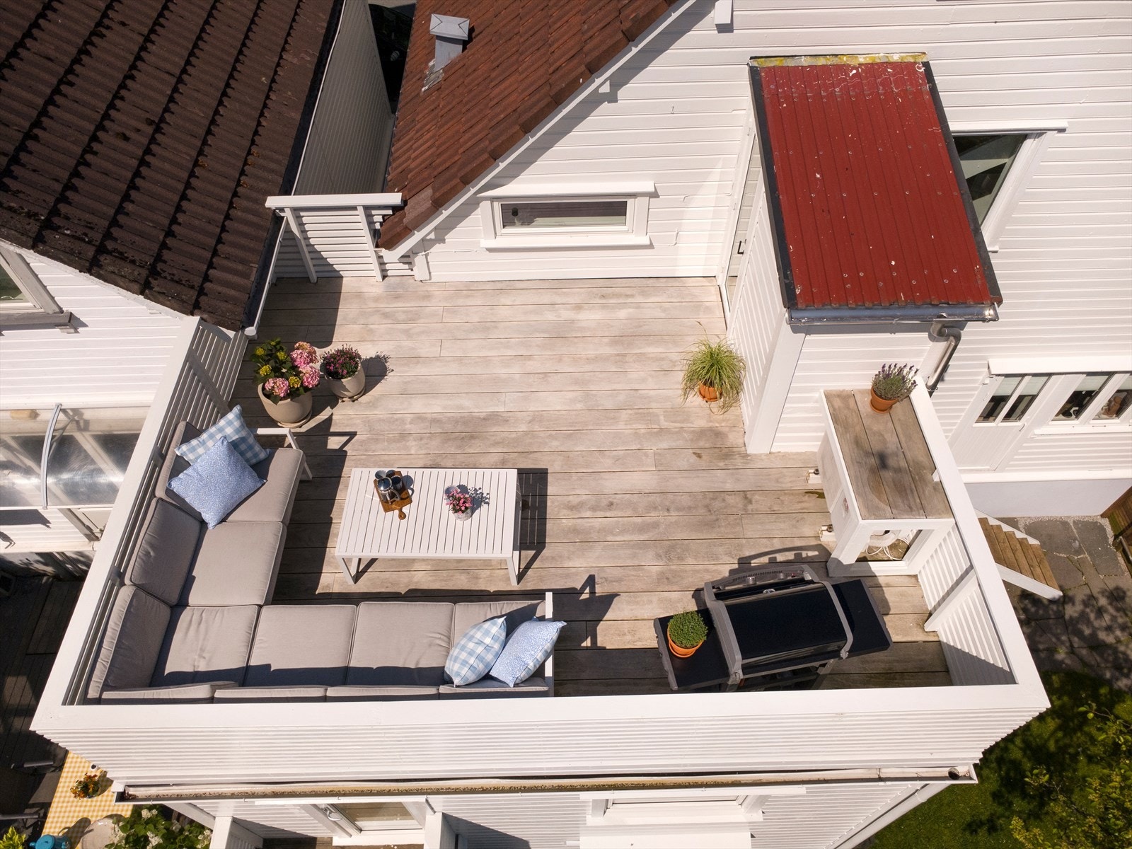 Takterrasse - oversikt Galleribilde