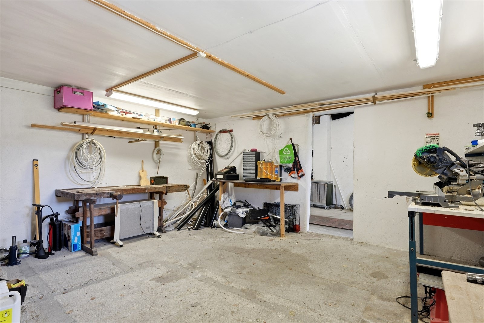 Et praktisk rom for prosjekter og vedlikehold. Galleribilde