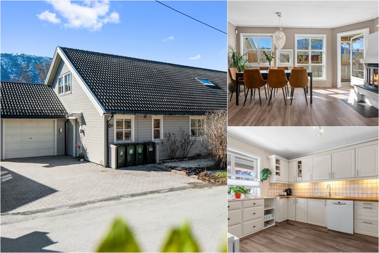 Velkommen til Heggvegen 8 B! (Foto: Interiørfoto, Eidsmo/Bjørnli) Galleribilde