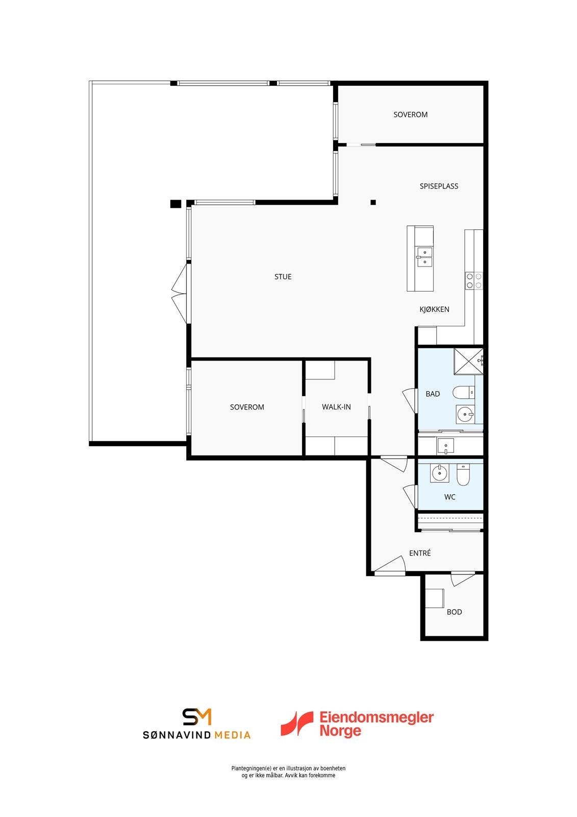 Plantegning Galleribilde