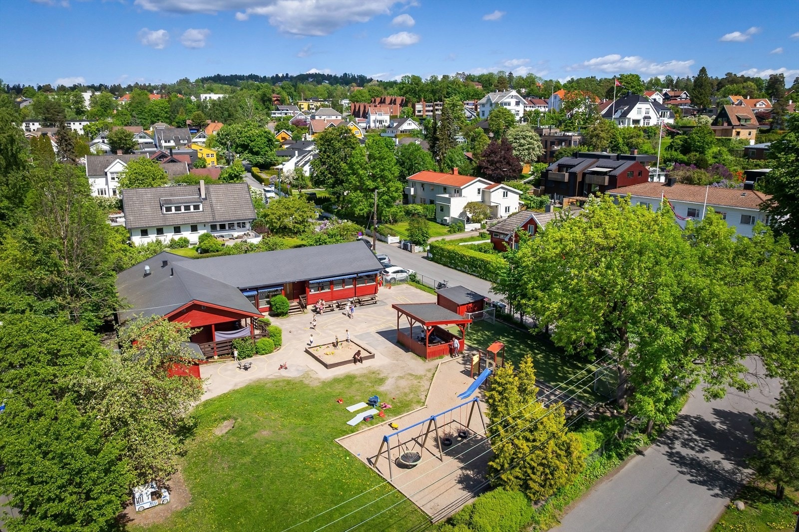Det er fortrinnsrett i Sollerud barnehage. Galleribilde