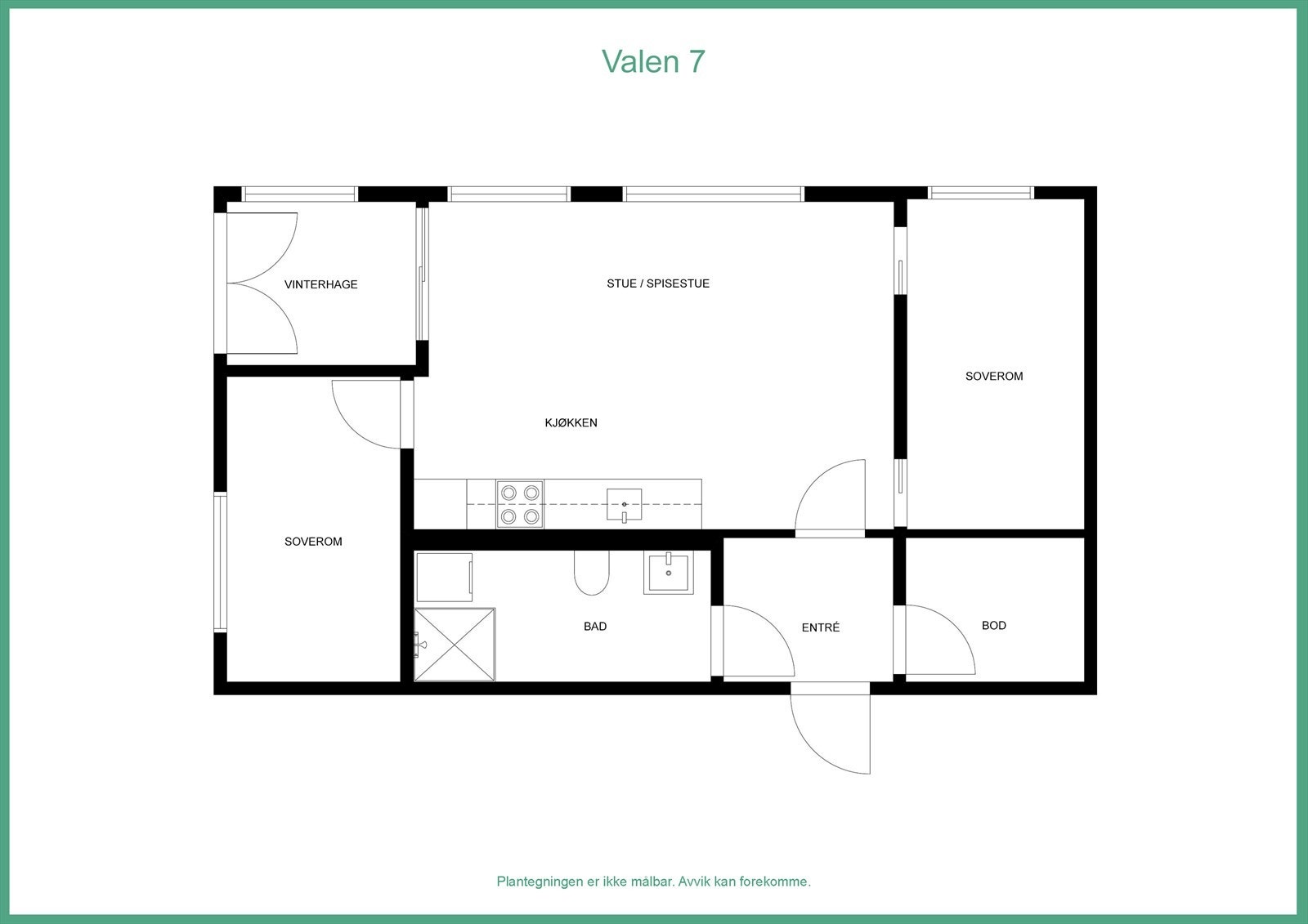 Plantegning Galleribilde