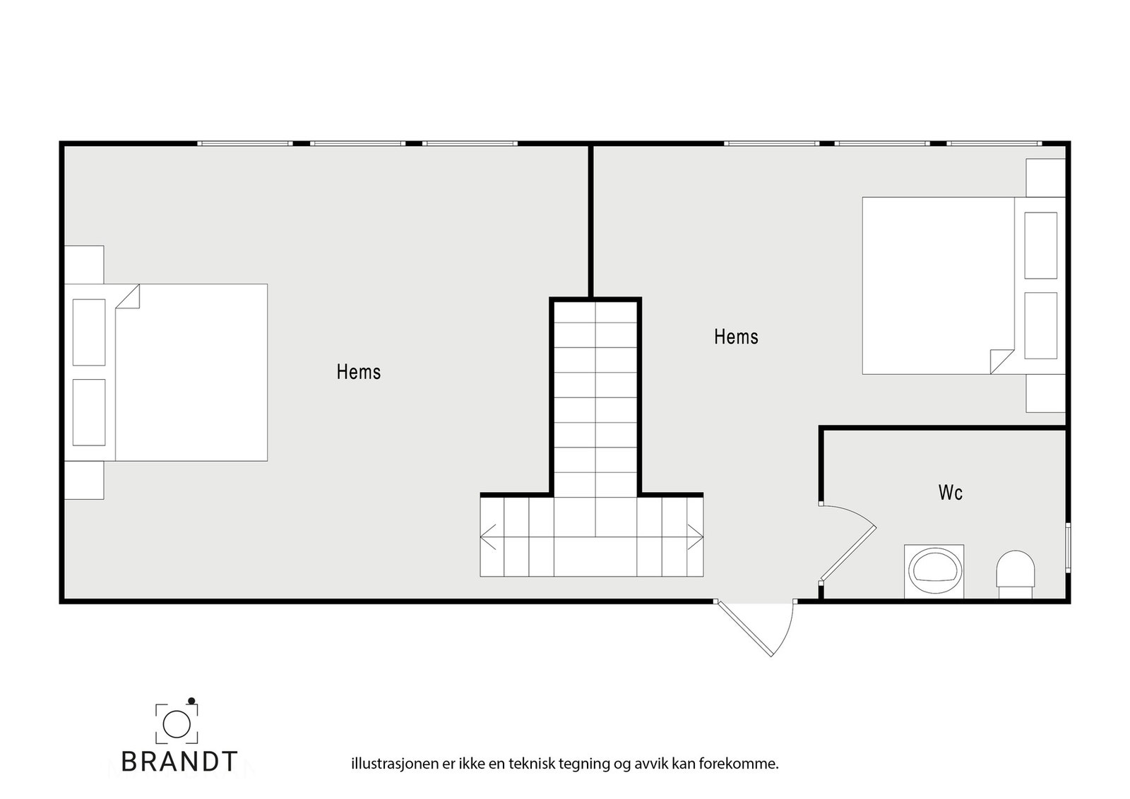 Plantegning hems. Galleribilde