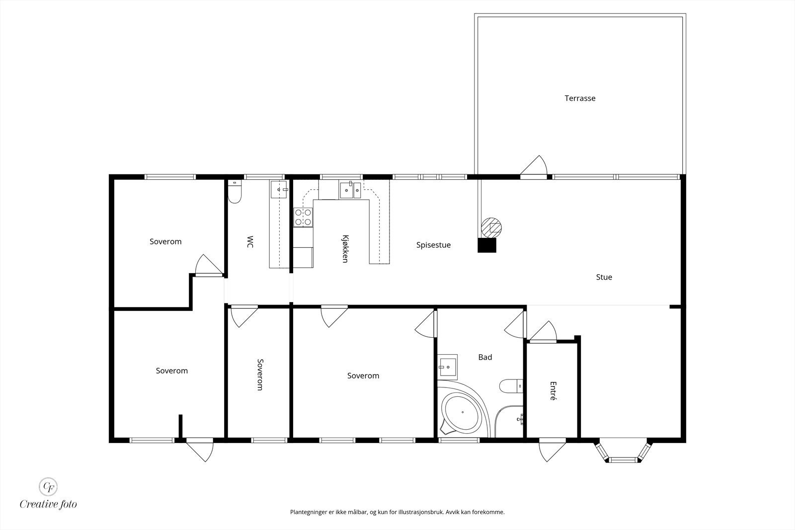 Plantegning Galleribilde