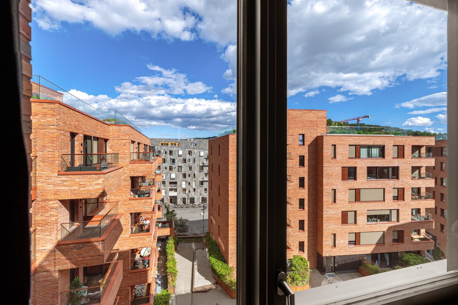 Utsikt fra hovedsoverom. Galleribilde