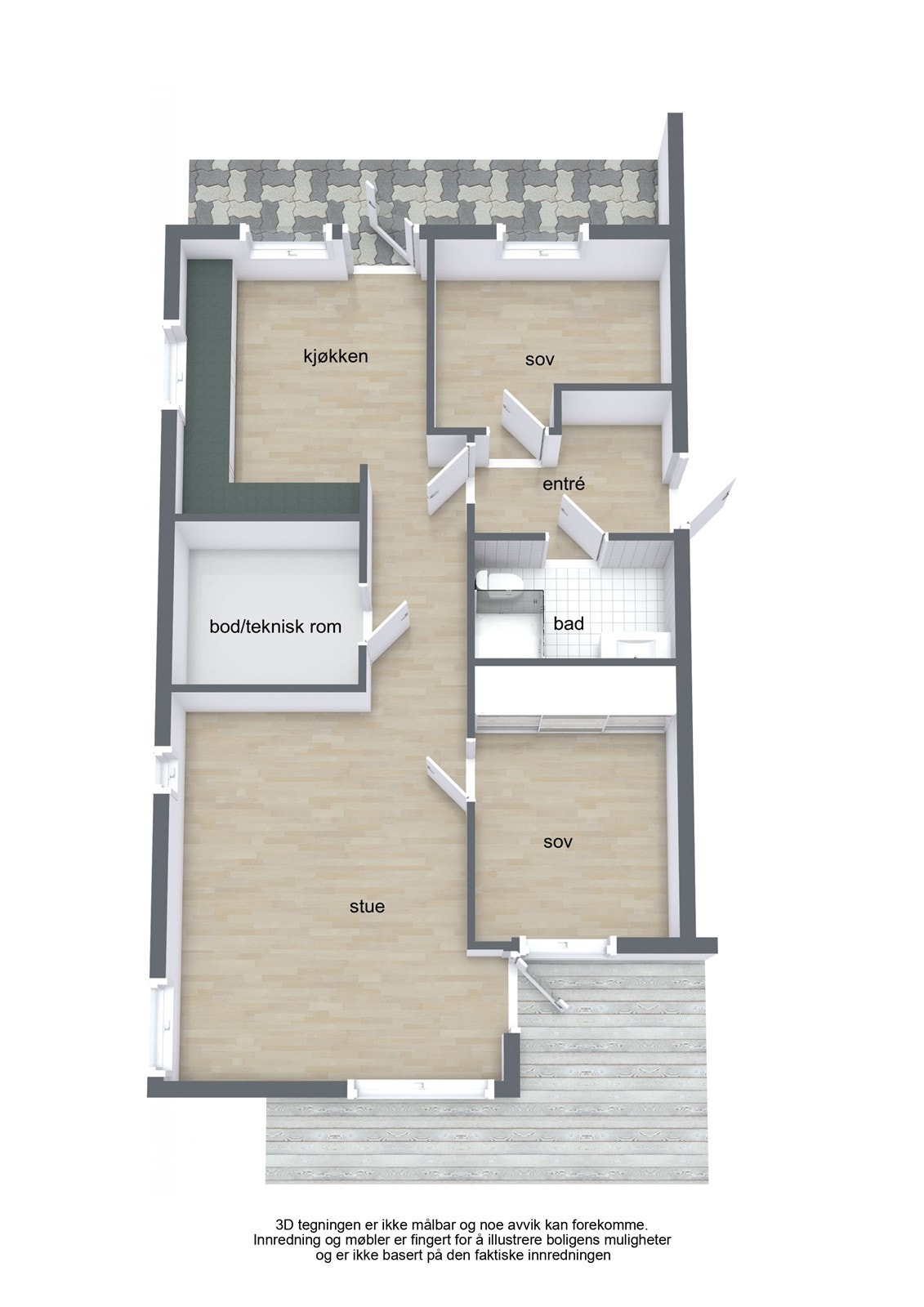 Plantegning Galleribilde