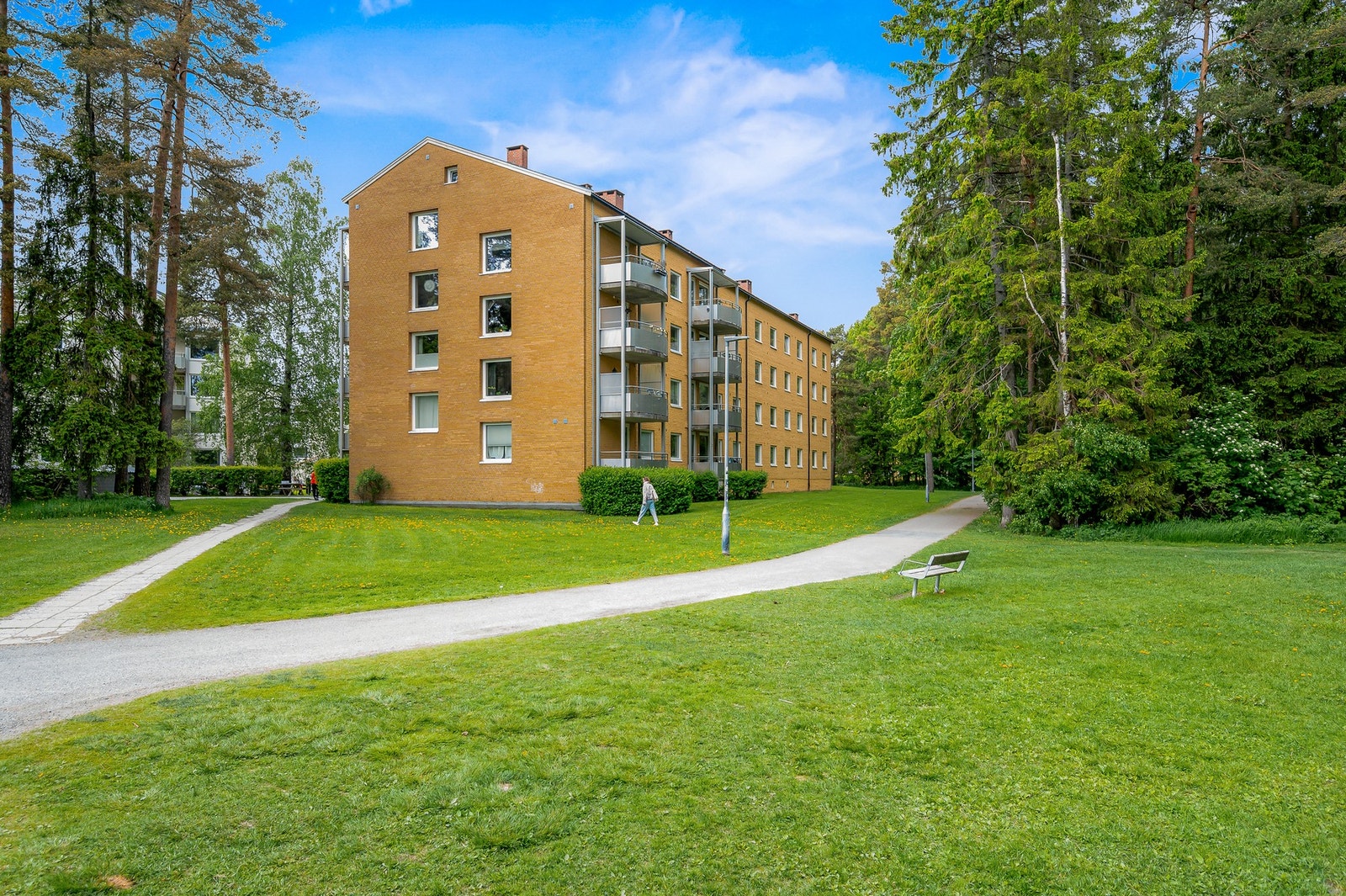 Området består av en del grøntområder. Galleribilde