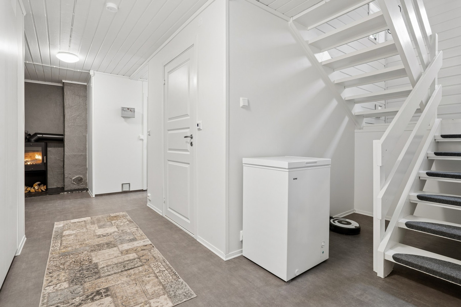 I gangen i kjelleren har du også en varmepumpe. Galleribilde