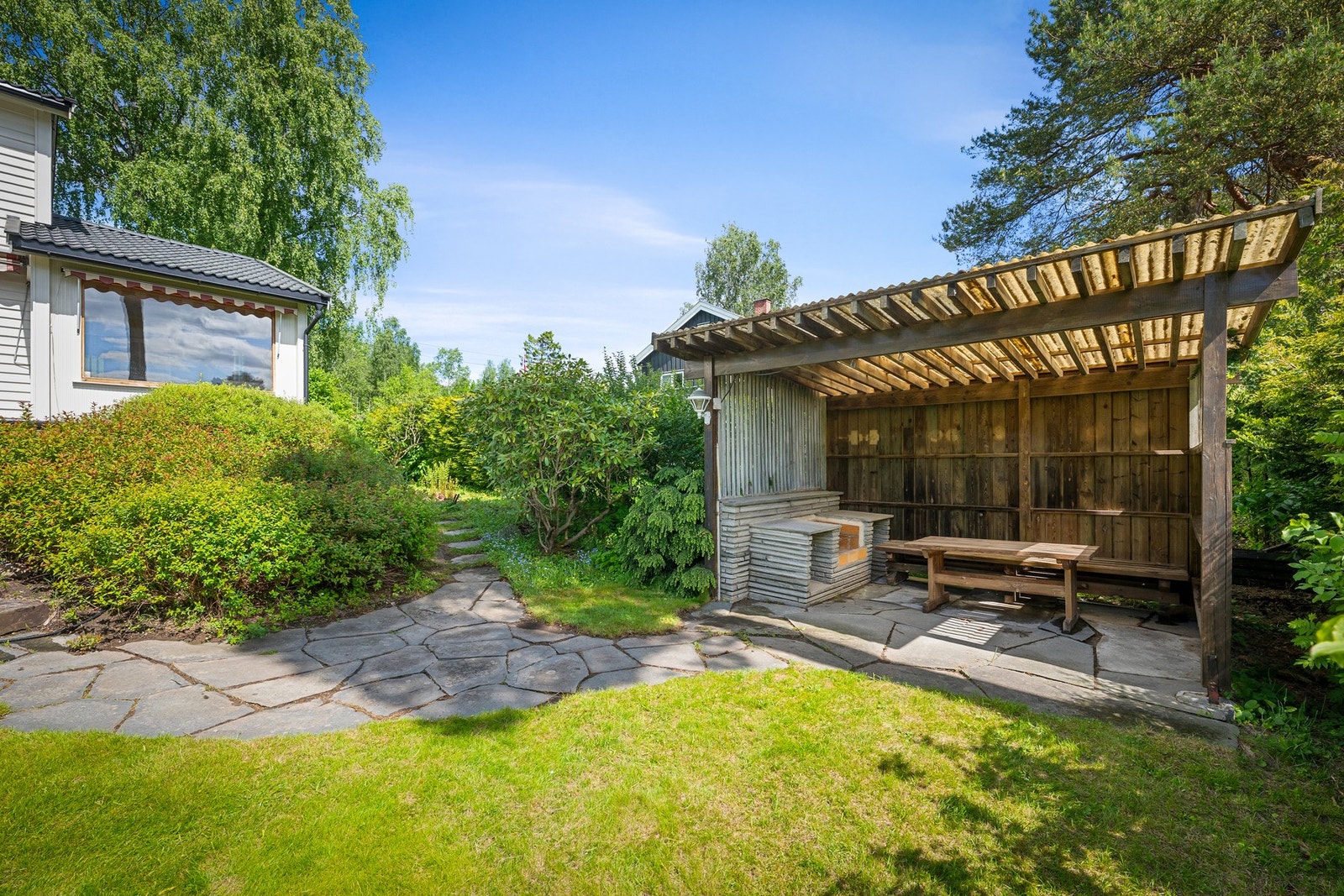 Pergola for grilling uansett vær Galleribilde