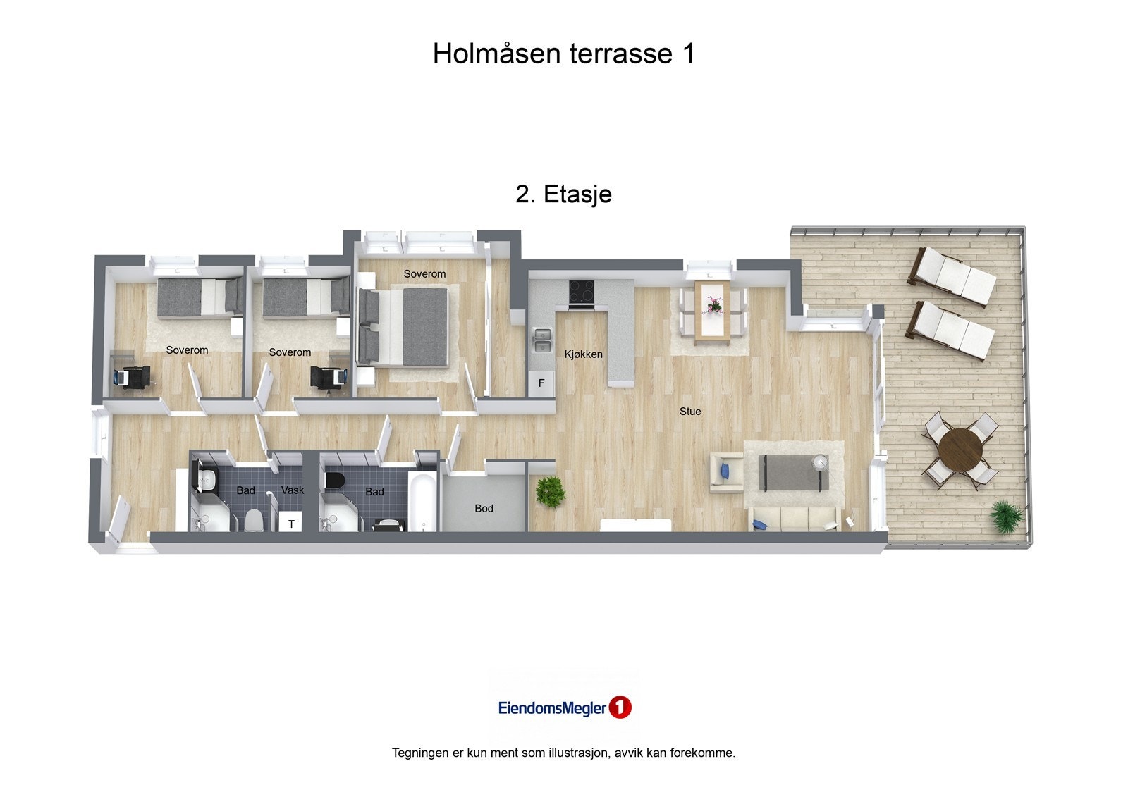 Veiledende plantegning - Ikke målbar Galleribilde