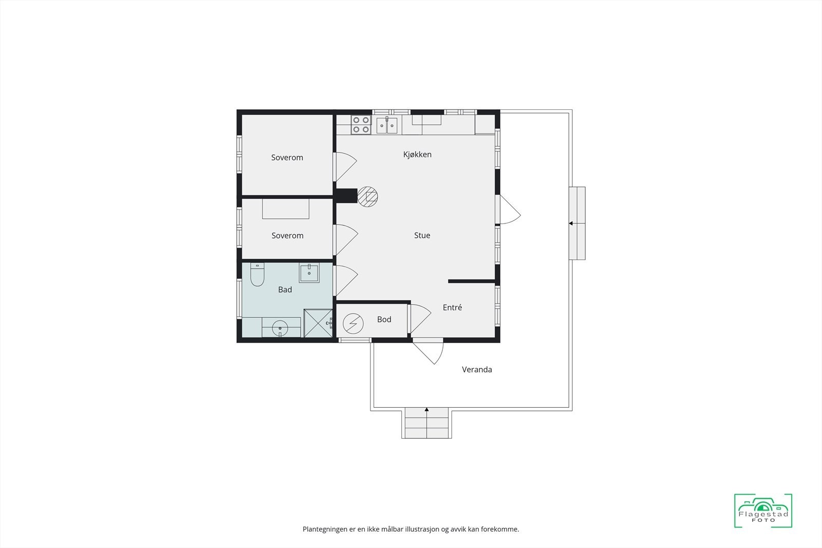 Plantegning Galleribilde