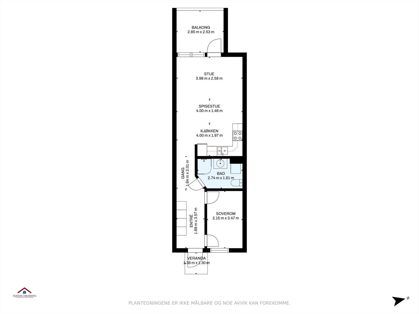 Plantegning Galleribilde