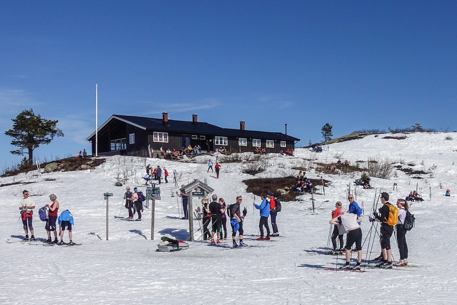 Strutåsen er et meget populært turmål. Nå gjennåpnet etter mange år med stengte dører. Galleribilde