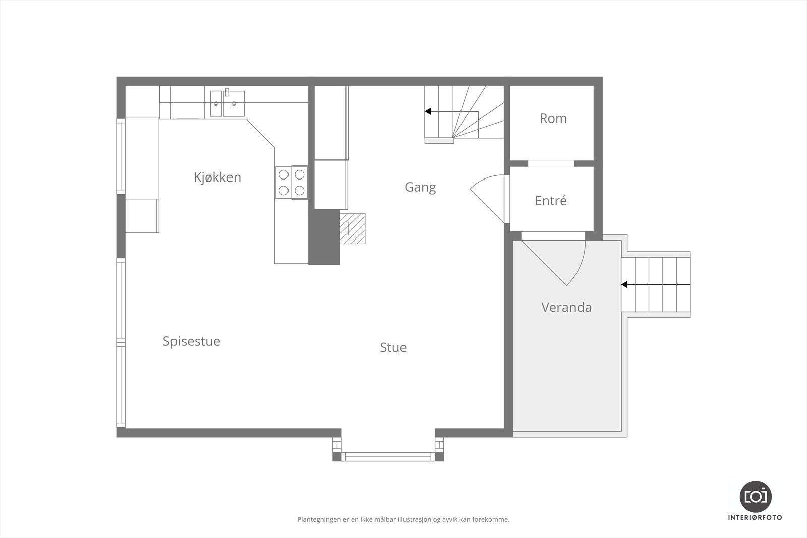 Plantegning Galleribilde