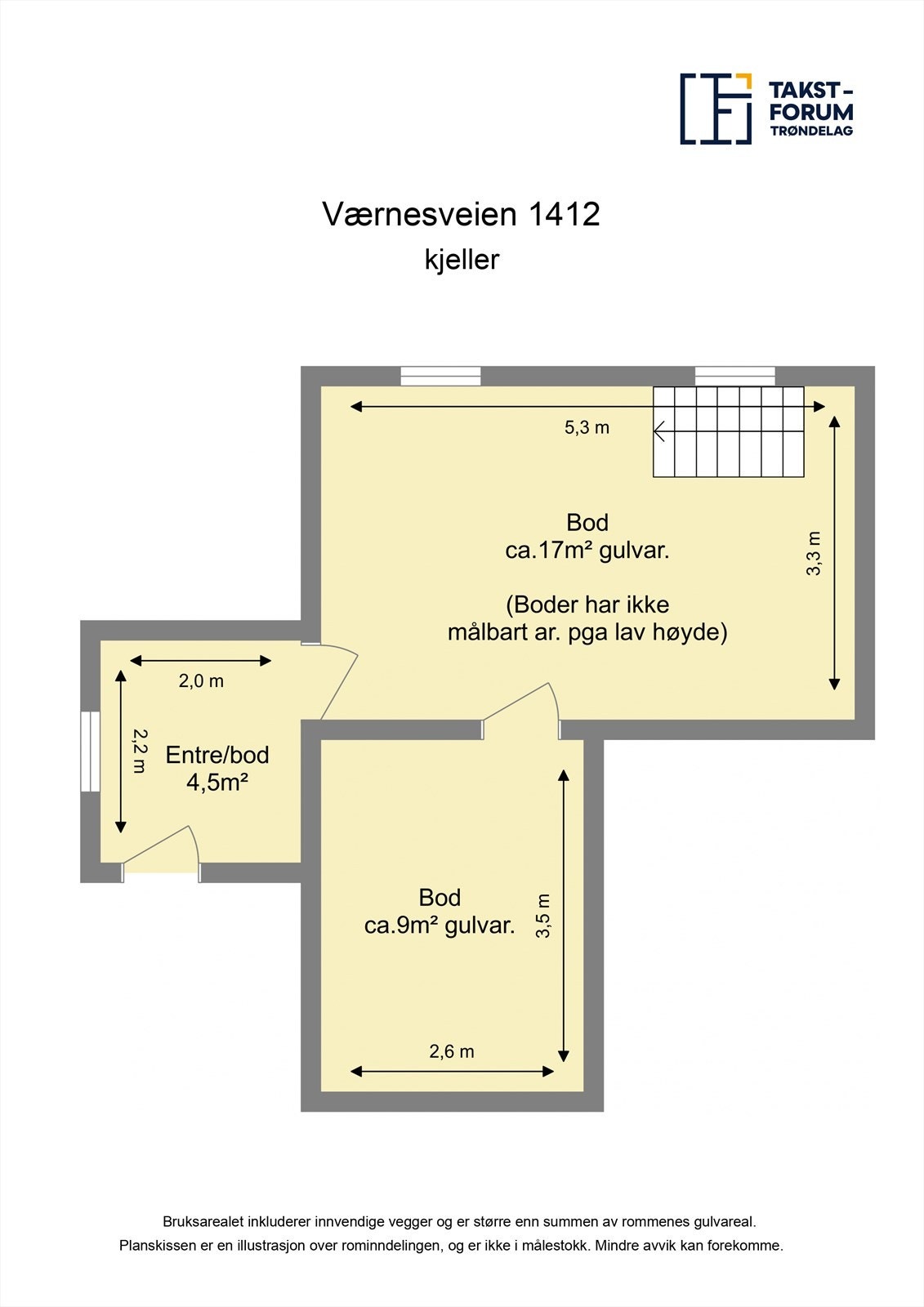Planløsning kjeller Galleribilde