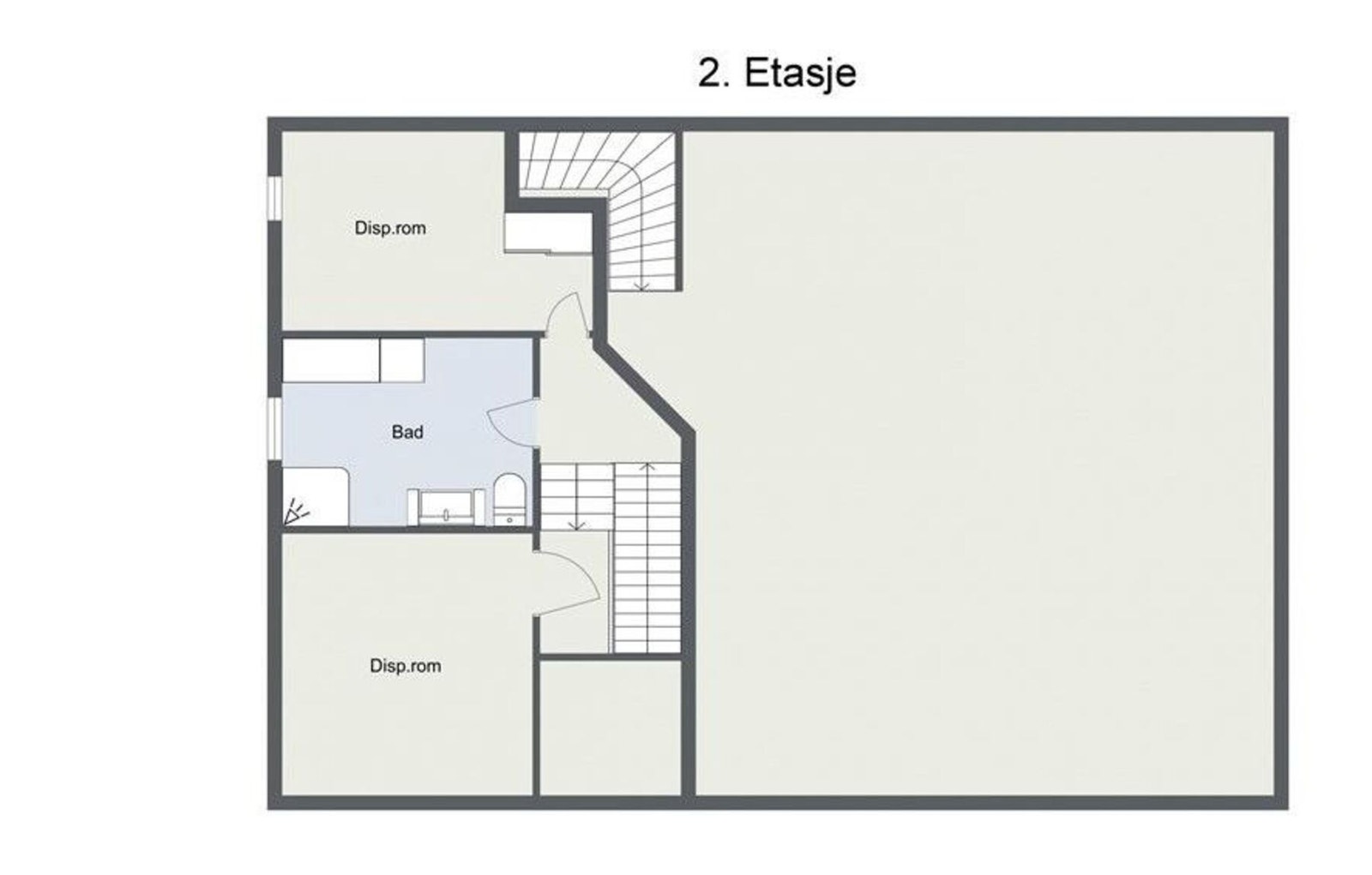 Planskisse 3. etasje Galleribilde