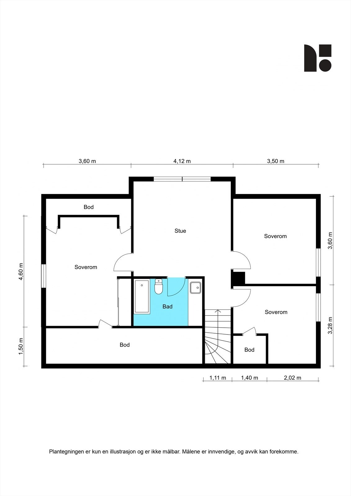 Plantegning 2. etasje. Galleribilde