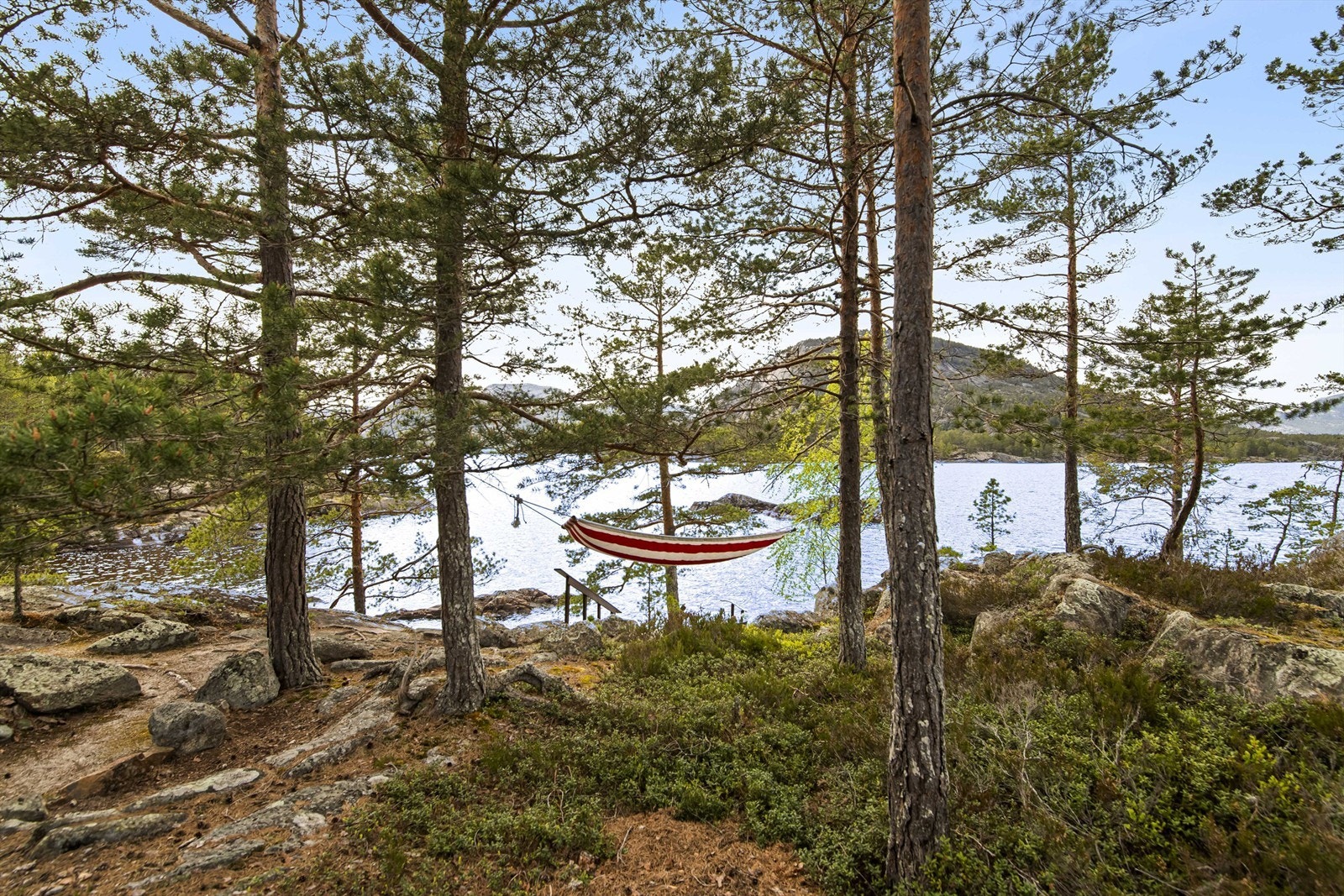 Tomten gir en følelse av å være i ett med naturen. Galleribilde