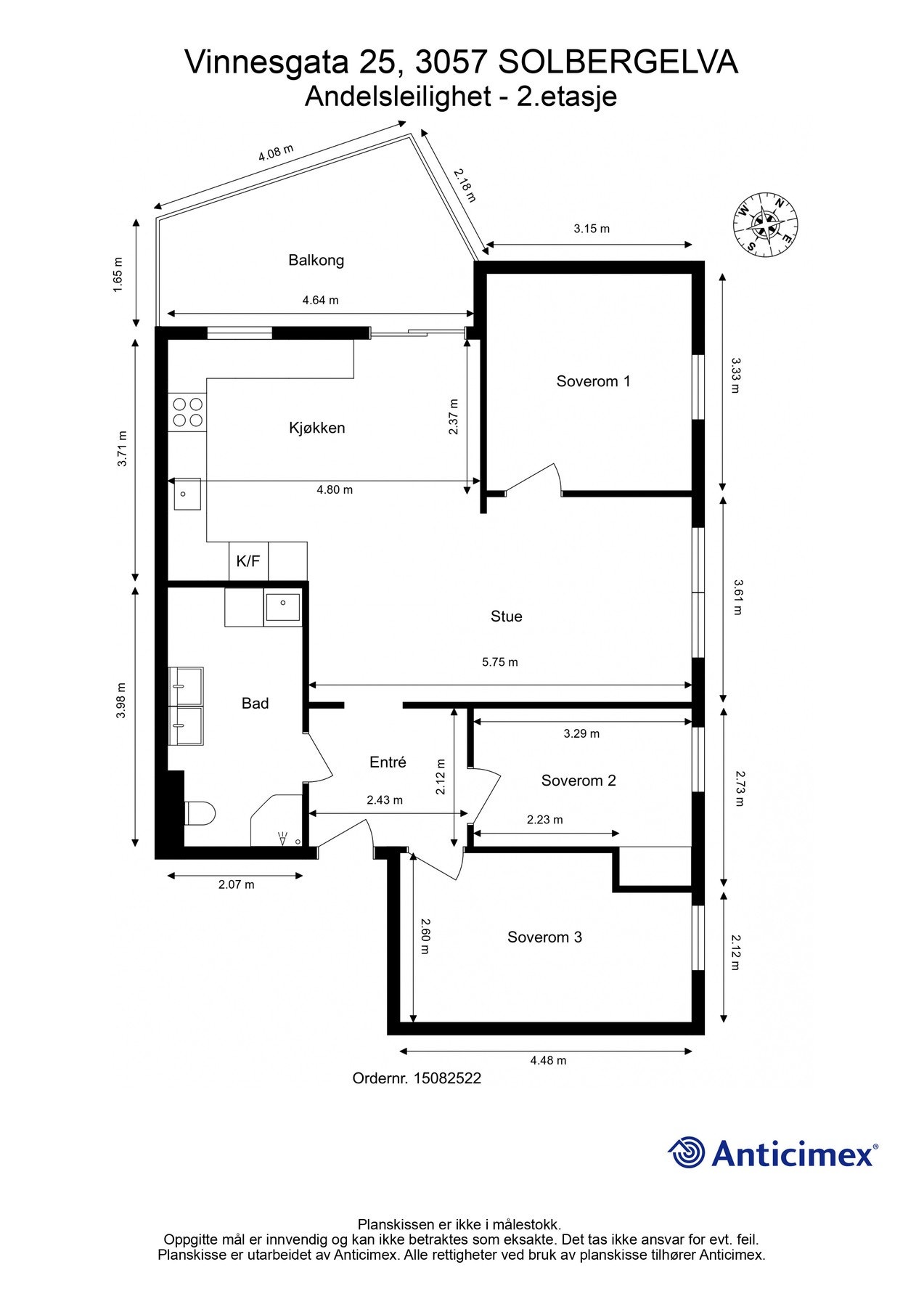 Plantegning Galleribilde