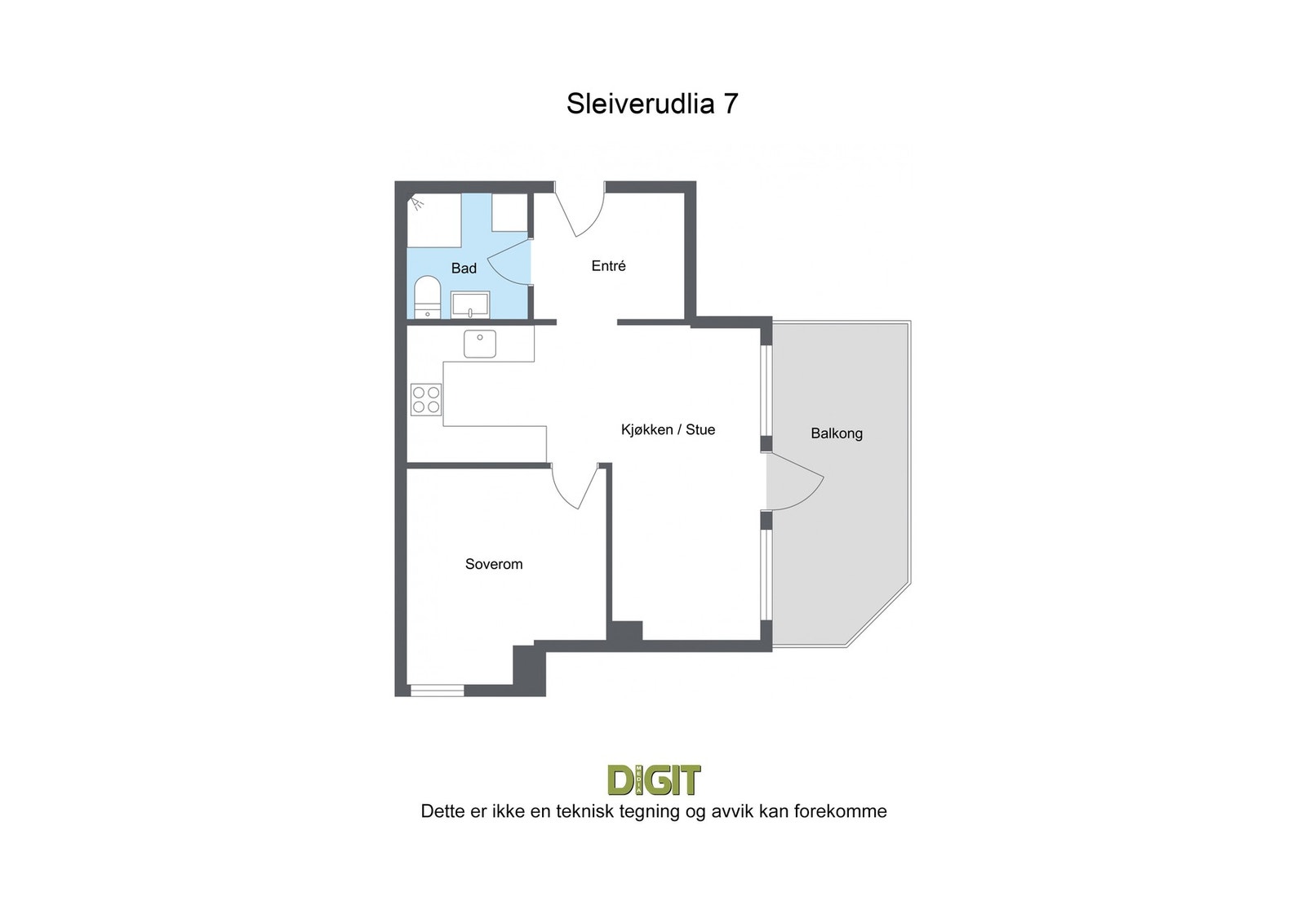 Plantegning Galleribilde