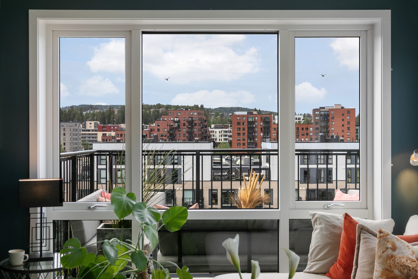 Utsyn fra stuen Galleribilde