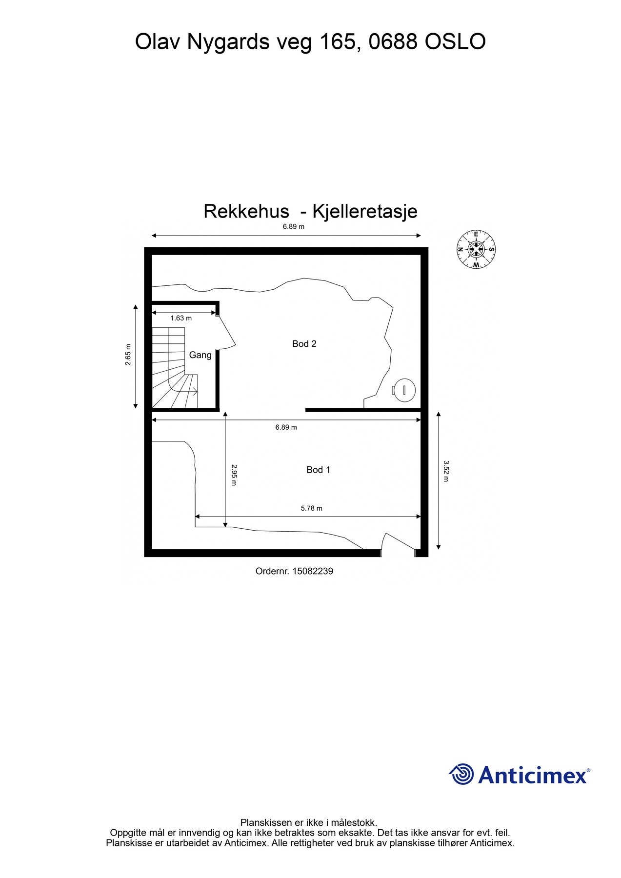 Olav Nygards veg 165 - U. etasje. Galleribilde