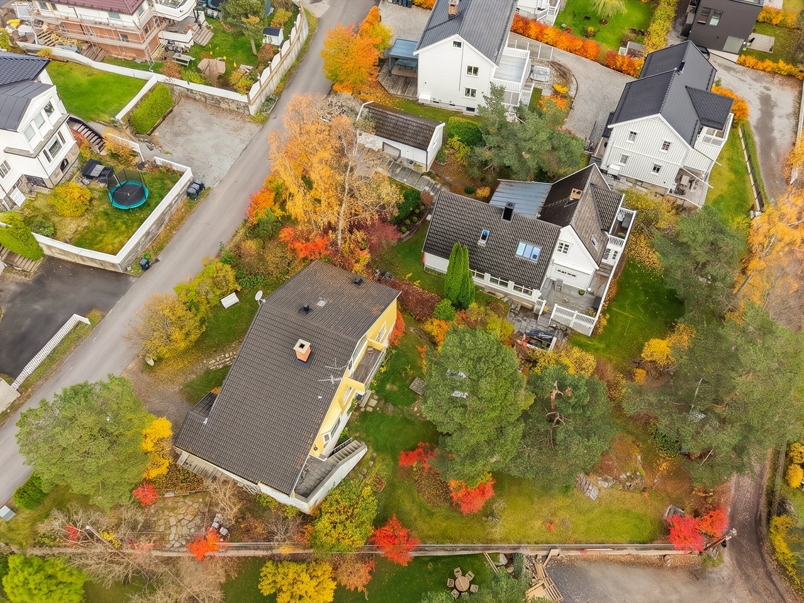 Oversikt over nabolaget på Karlsrud. Galleribilde