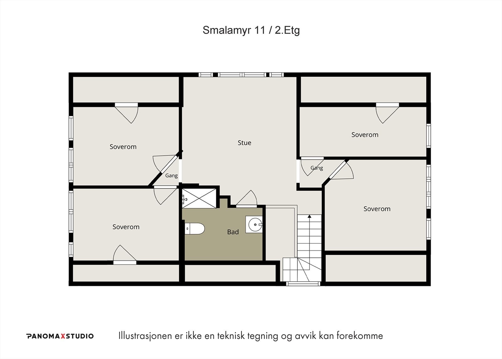 Plantegning | 2.etasje Galleribilde