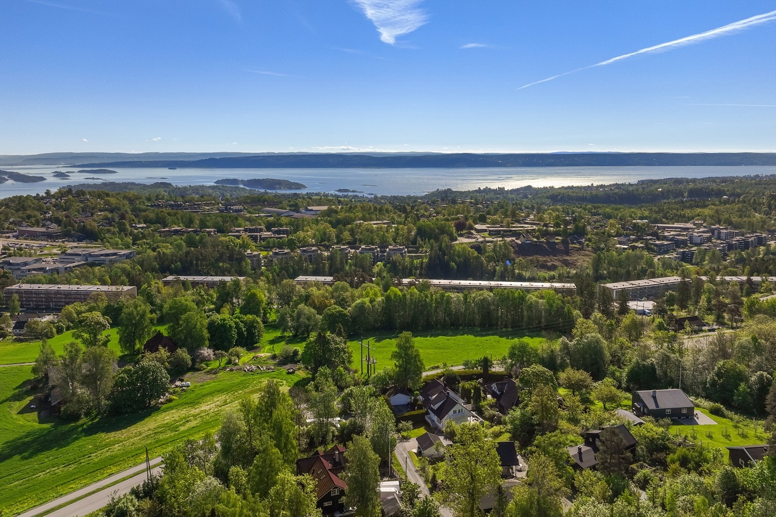 Området byr på gode turmuligheter med nærhet til skog og mark. Galleribilde