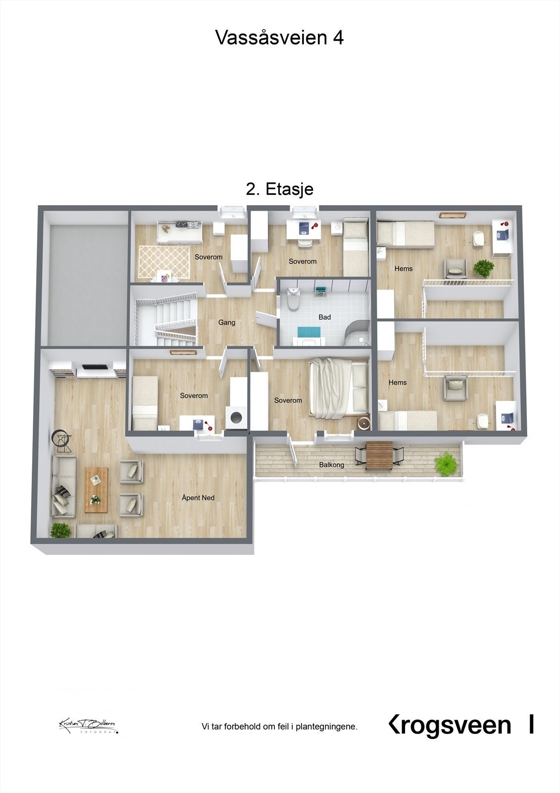 Plantegning 2.etasje Galleribilde