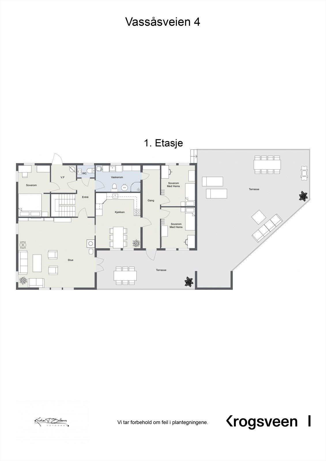 Plantegning 1.etasje Galleribilde