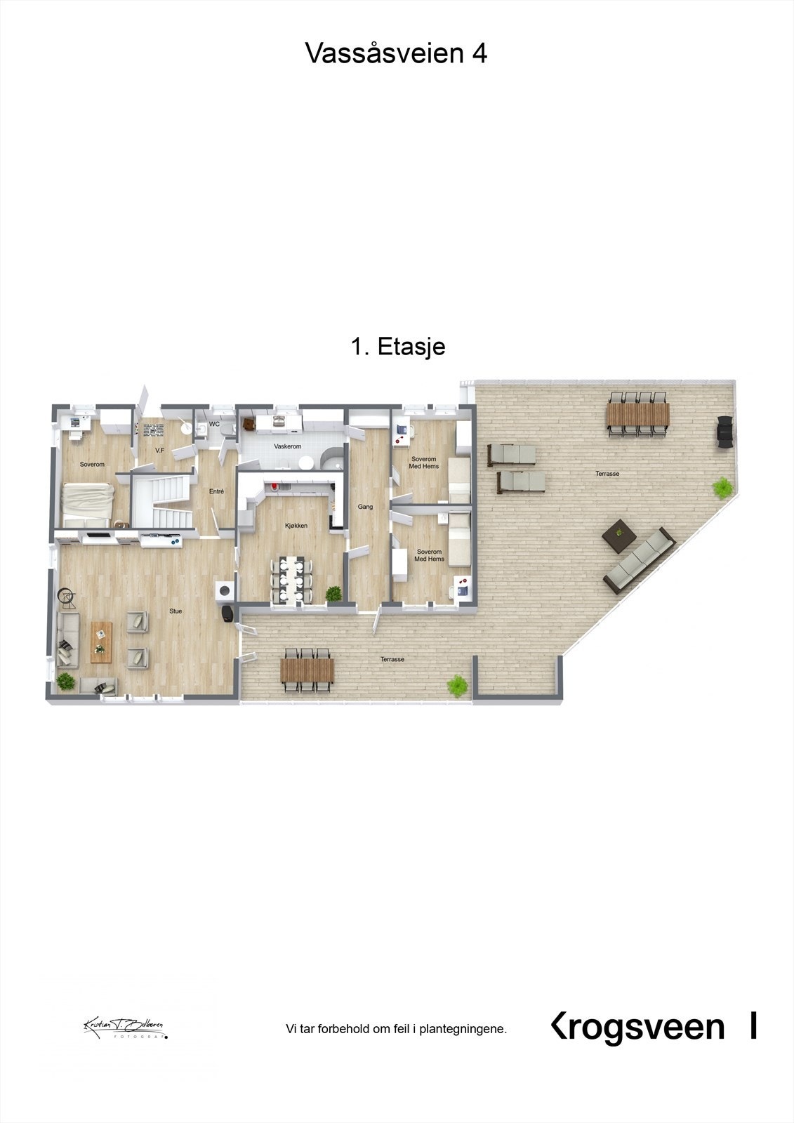 Plantegning 1.etasje Galleribilde