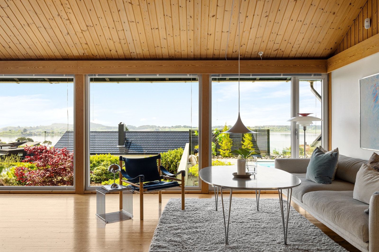 Sjøutsikt fra stuen. Galleribilde