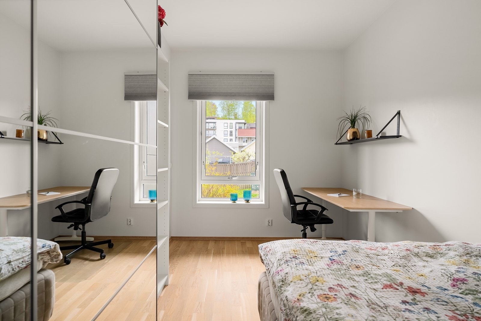 Et praktisk soverom på 10 m² med god romfølelse. Galleribilde