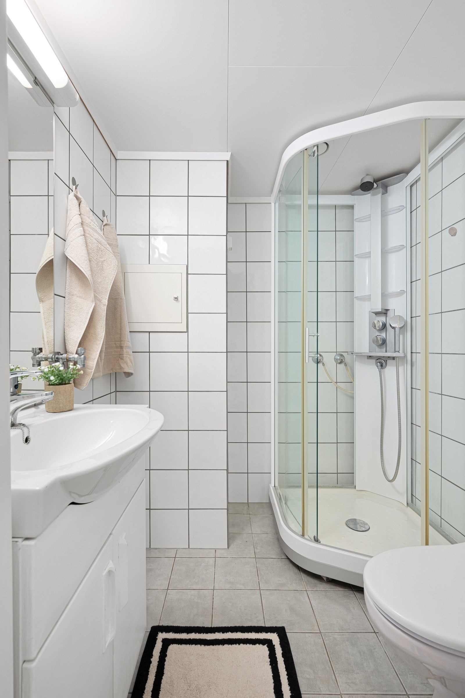 Badet er renovert i regi av borettslaget i 2009 Galleribilde