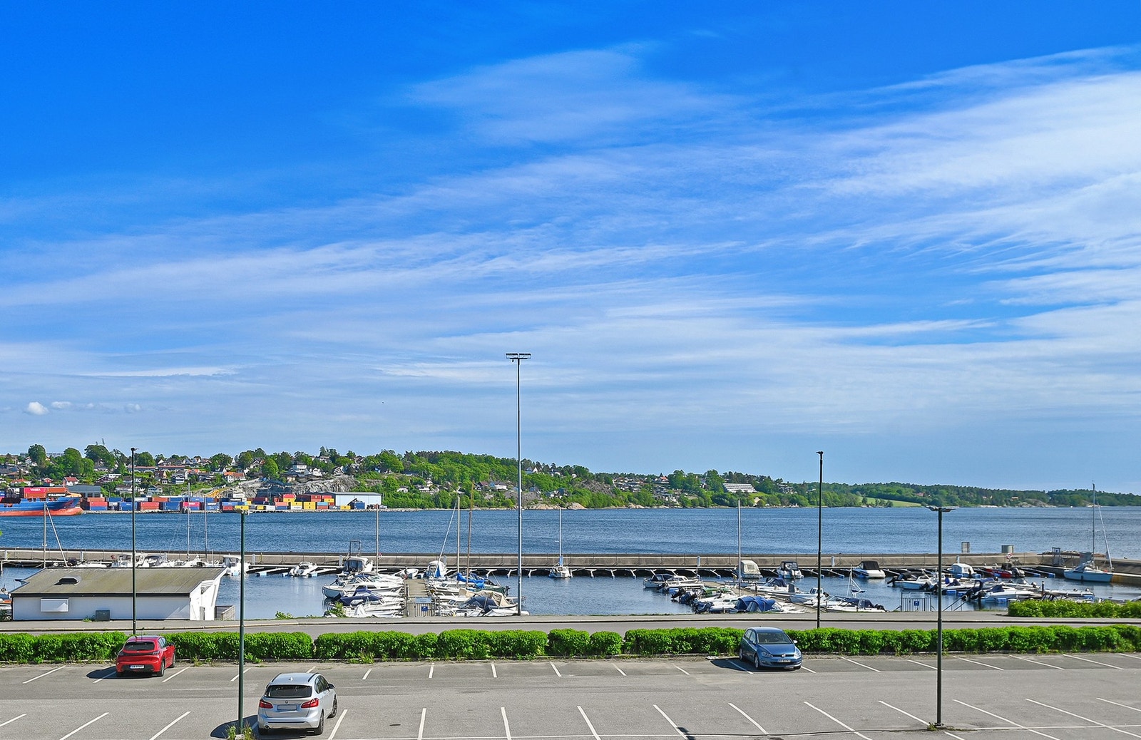 Utsikt fra takterrassen. Galleribilde