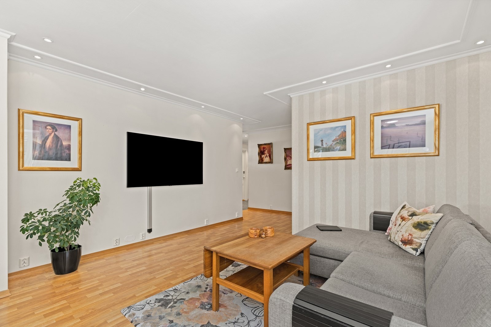 Hyggelig TV stue. Galleribilde