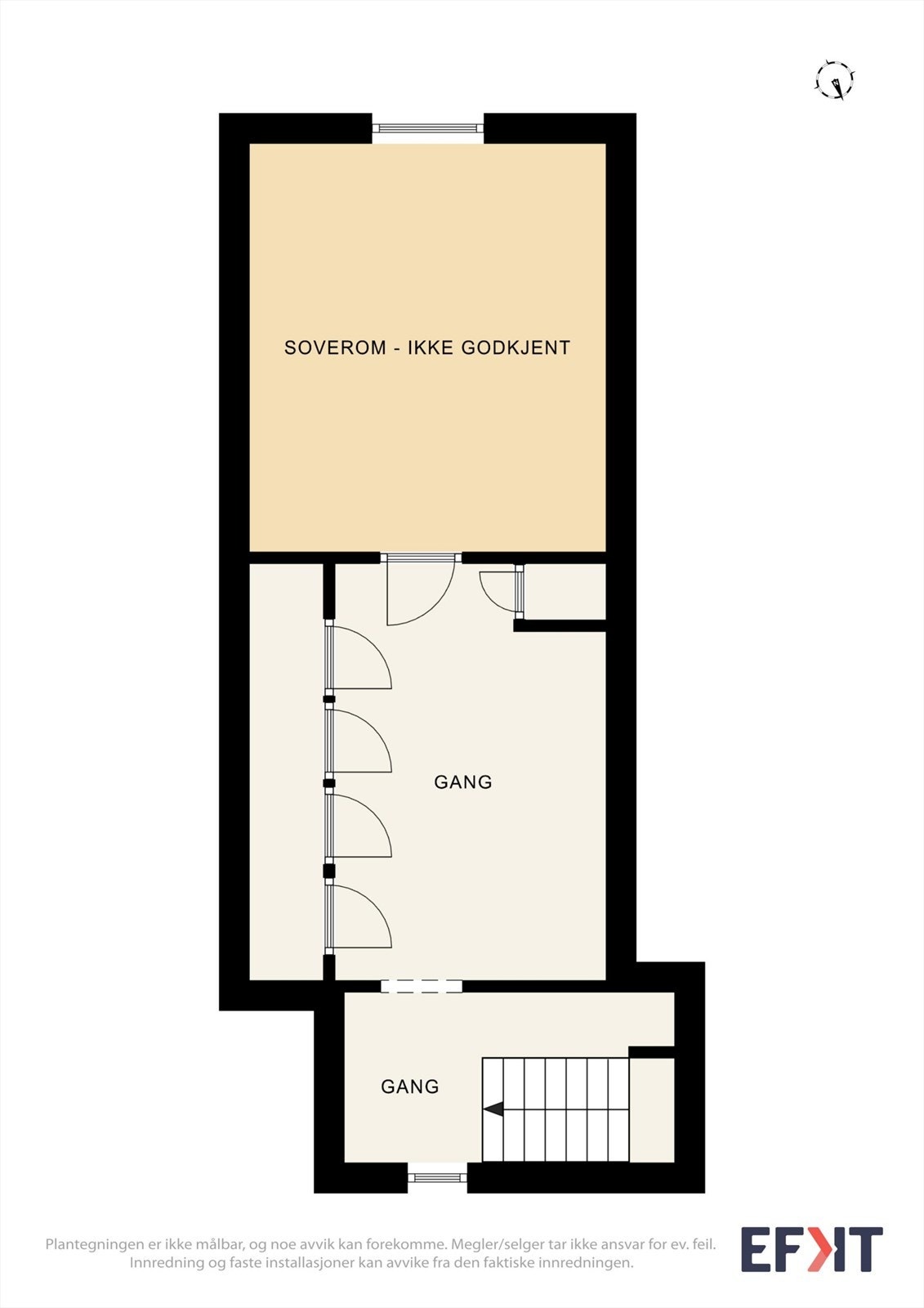 Plantegning loft. Galleribilde