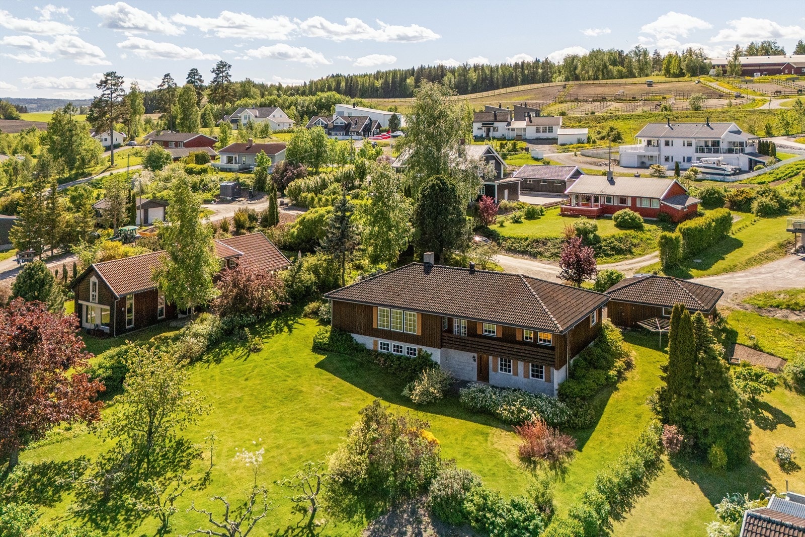 Et eldre godt etablert nabolag på Starum. Galleribilde