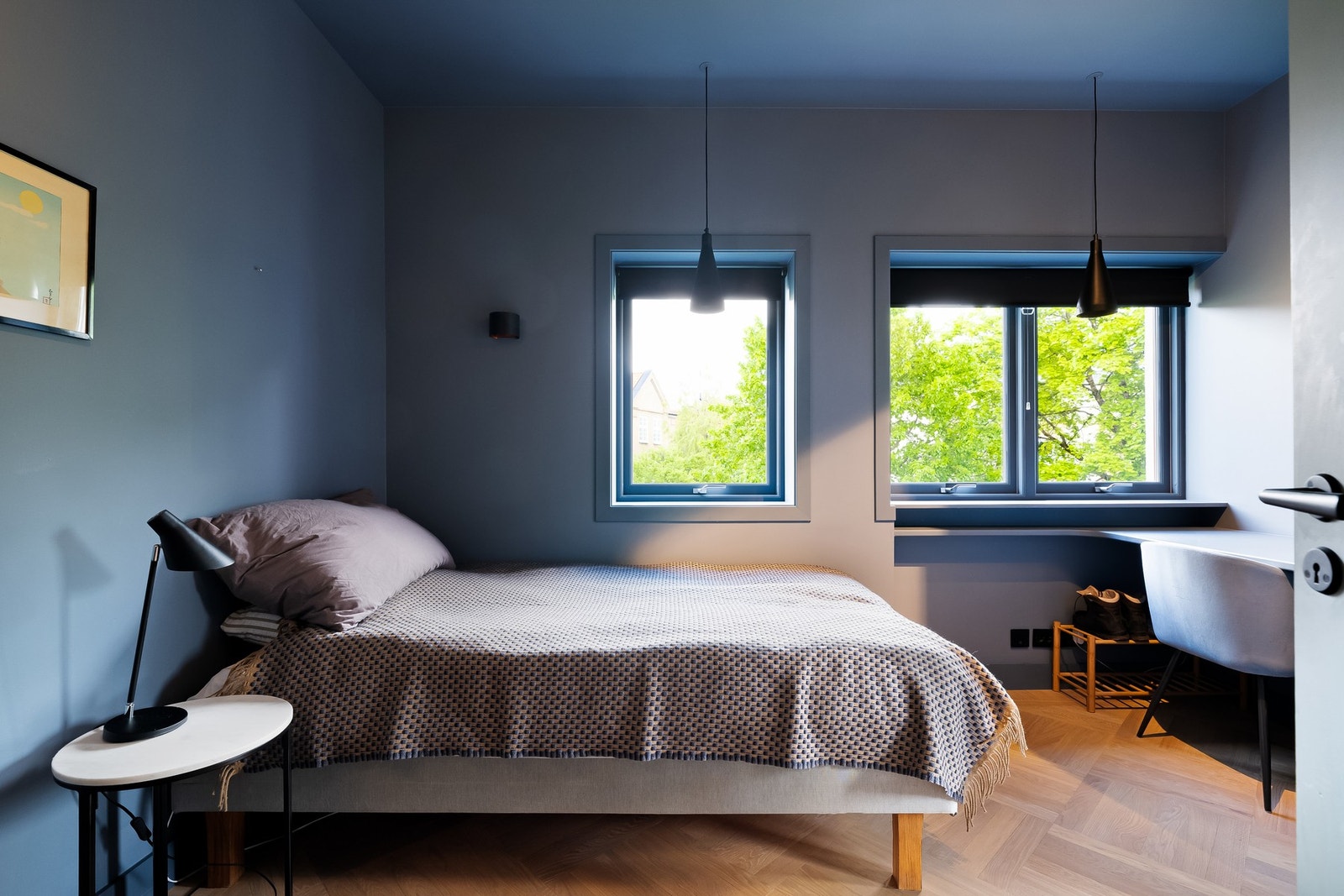 De to øvrige soverommene er også av god størrelse med plass til seng og skrivebord. Galleribilde