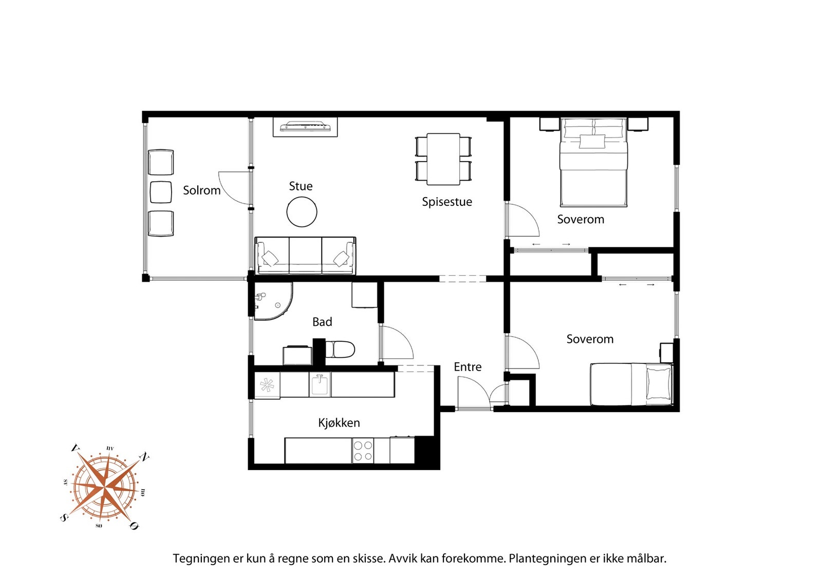 Plantegning Galleribilde