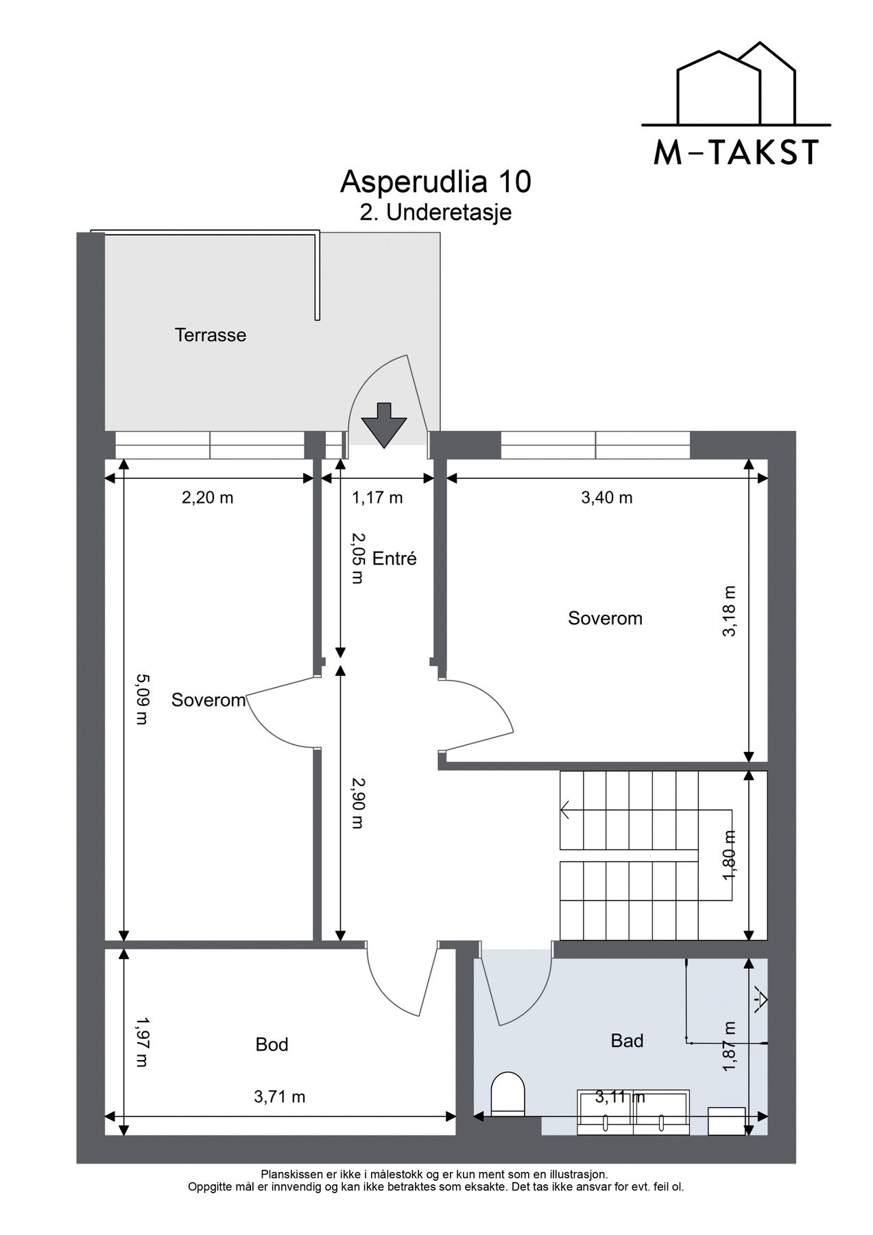 Plantegning 1. etasje Galleribilde