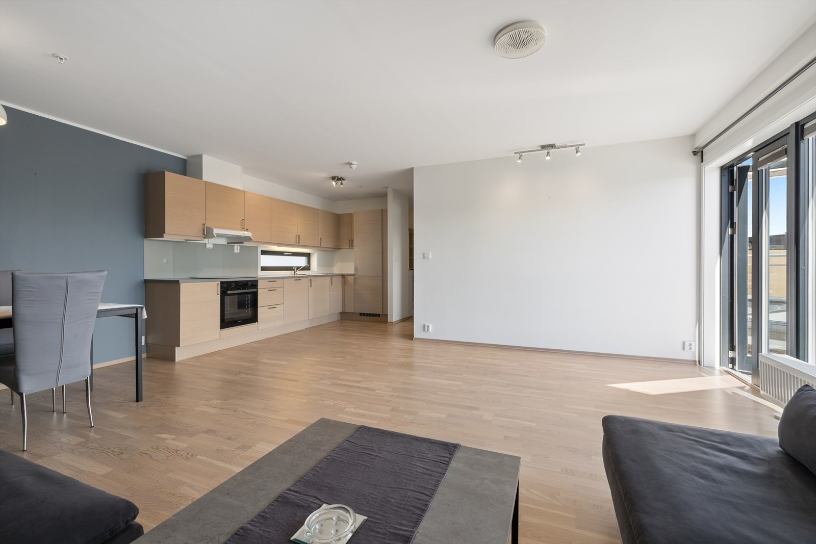 Leiligheten har balansert ventilasjon som sikrer et sunt og behagelig inneklima. Galleribilde