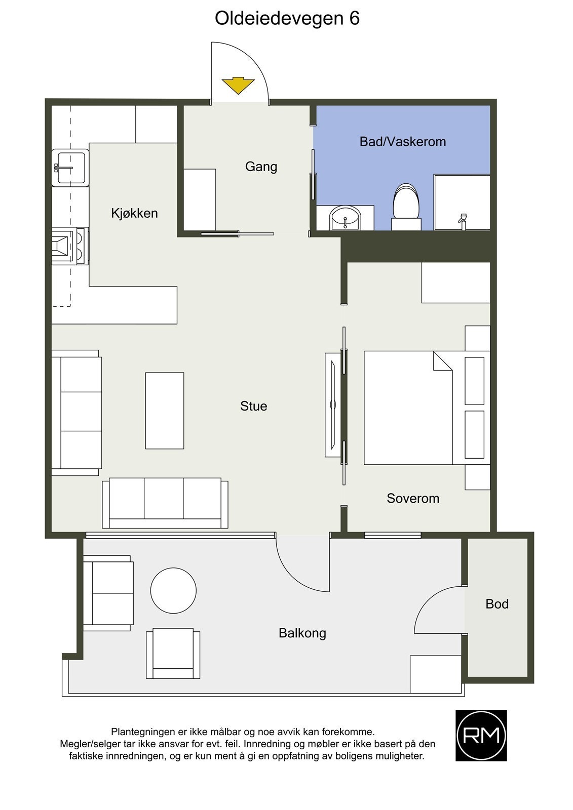 Plantegning H0402 Galleribilde