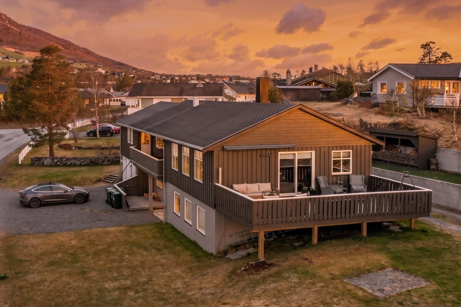 Velkommen til Valmuevegen 7! (Foto: Interiørfoto, Eidsmo/Bjørnli) Galleribilde