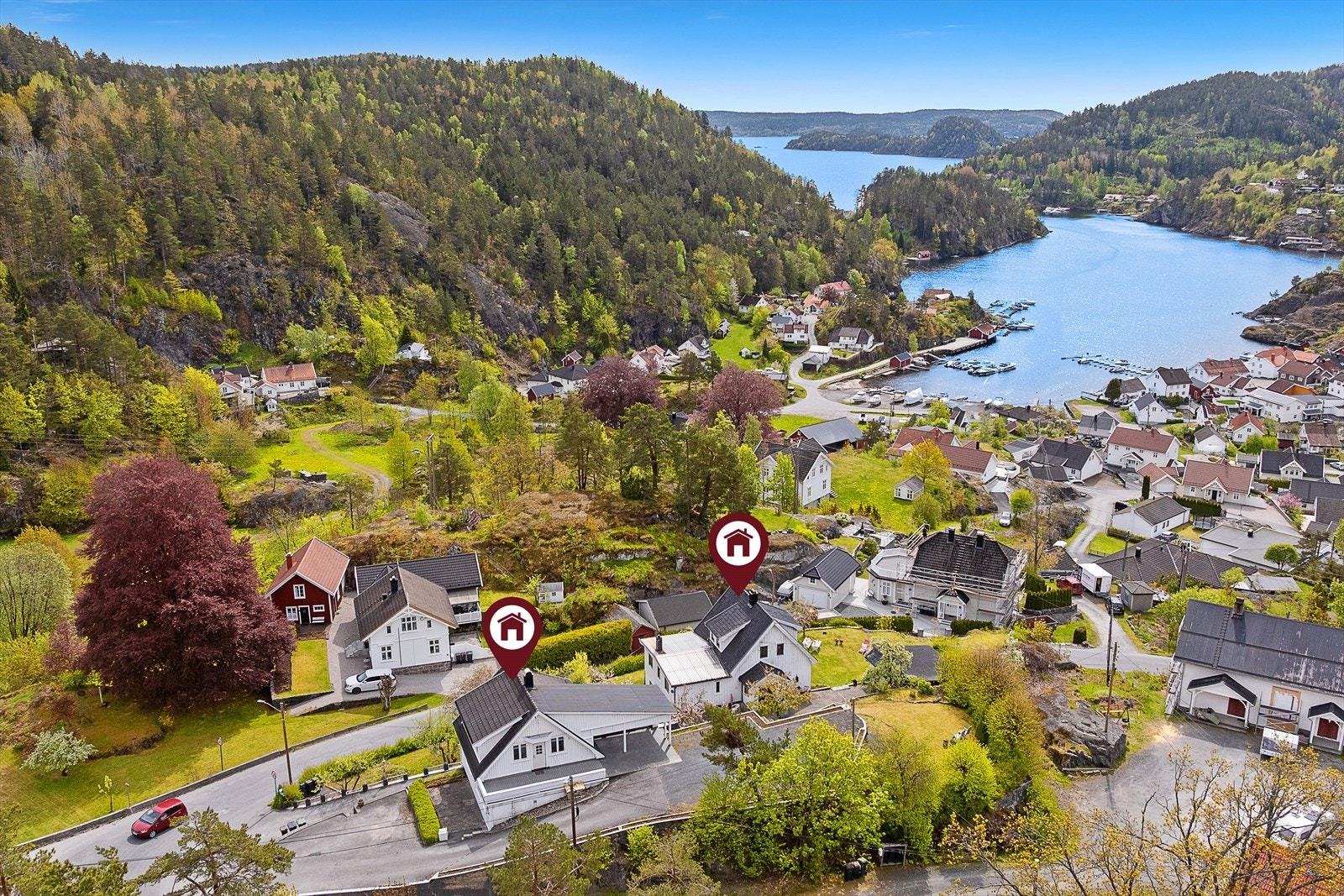 Kil ligger rett nedenfor eiendommen. Galleribilde